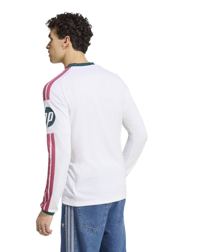 Men's White Real Madrid 2026/27 Home Replica Long Sleeve Jersey