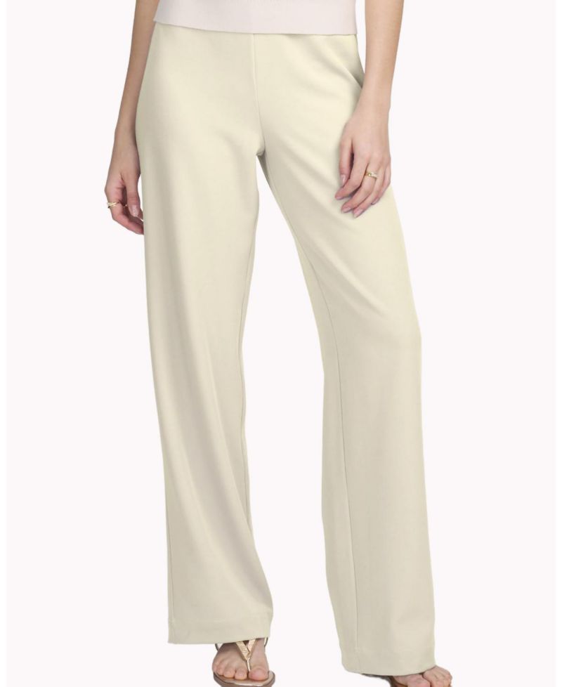 Women's Woven Pant With Button
