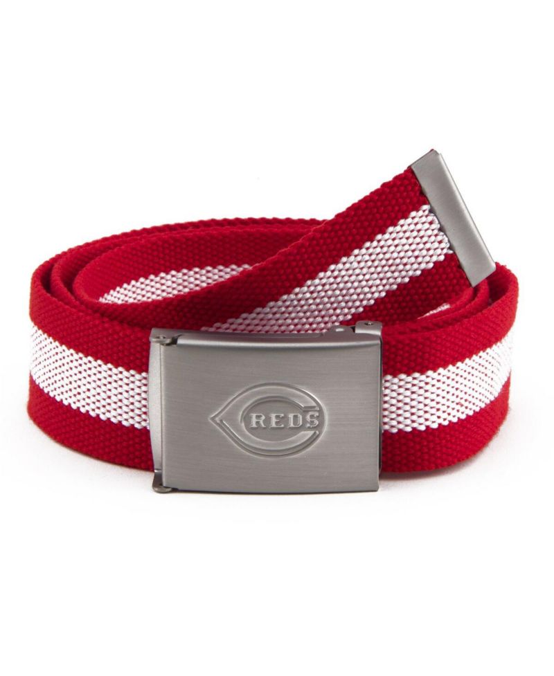 Men's Cincinnati Reds Fabric Belt