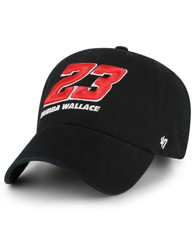 Men's Black Bubba Wallace Clean Up Adjustable Hat