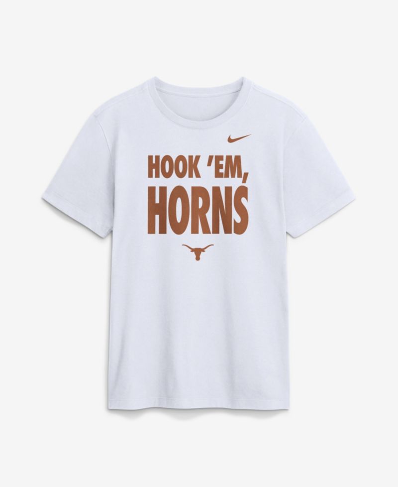Men's White Texas Longhorns 2026 Sideline Dri-FIT Slogan T-Shirt