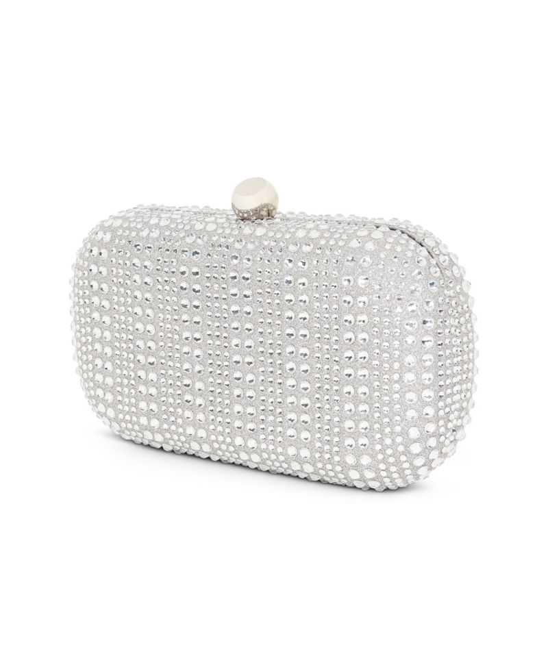 Woman's Arya Crystal Micro Glitter Minaudiere