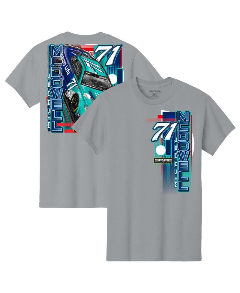 Men's Gray Michael McDowell Delaware Life Car T-Shirt