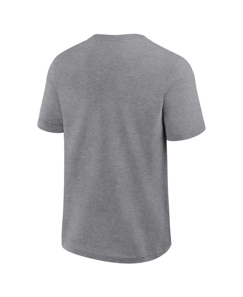 Men's Heather Gray Las Vegas Raiders Big & Tall Top Notch T-Shirt