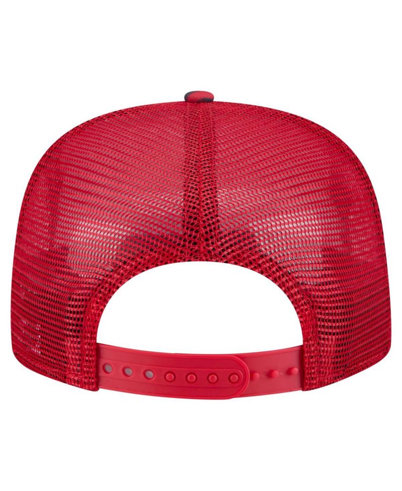 Men's Scarlet San Francisco 49ers Adventure Pattern Golfer Snapback Hat