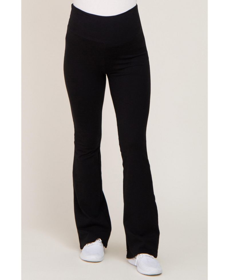 Women's Black Flared Leggings