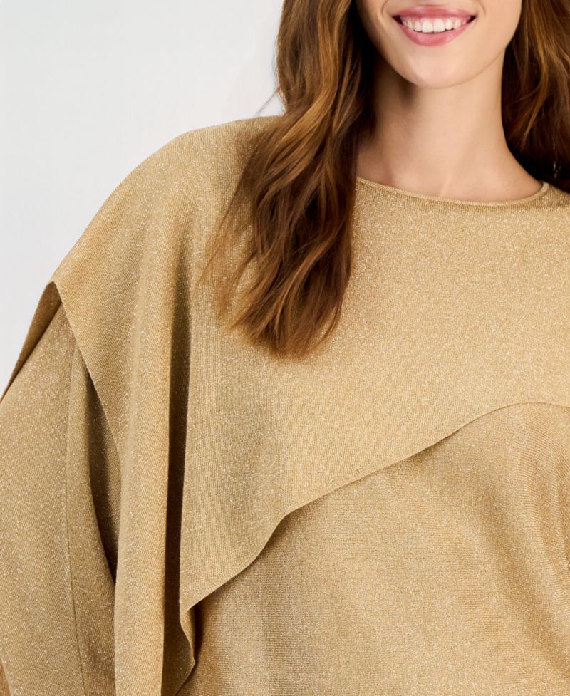 Women's Boat Neck Cape Sweater