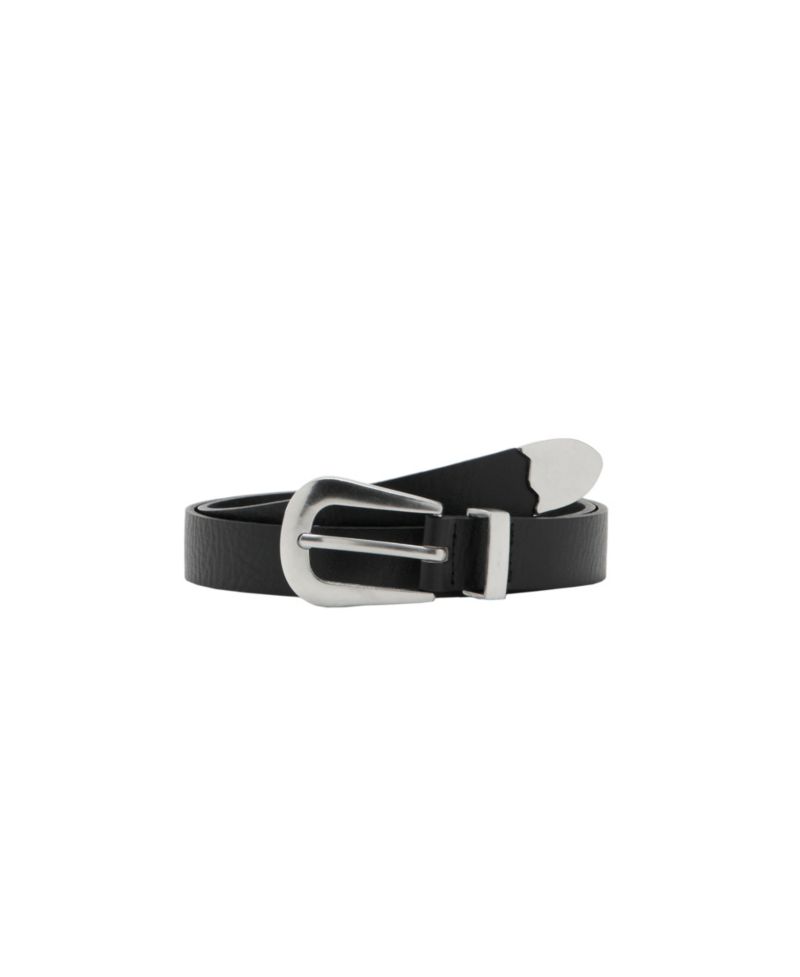 Women's Metal Detail Leather Belt
