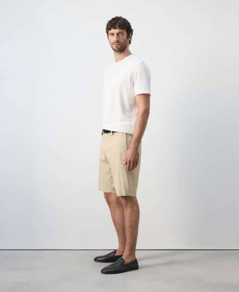 Men's Slim-Fit Chino Cotton 10.12" Bermuda Shorts