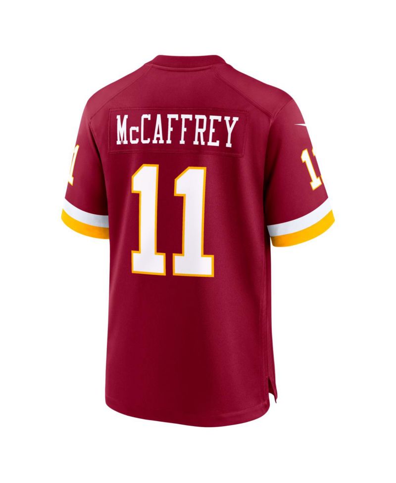 Men's Luke McCaffrey Burgundy Washington Commanders Game Jersey