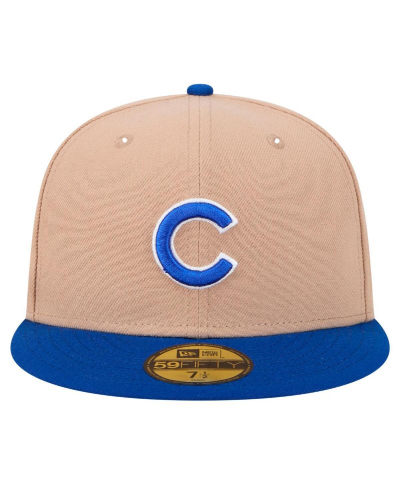 Men's Khaki Chicago Cubs 59FIFTY Fitted Hat