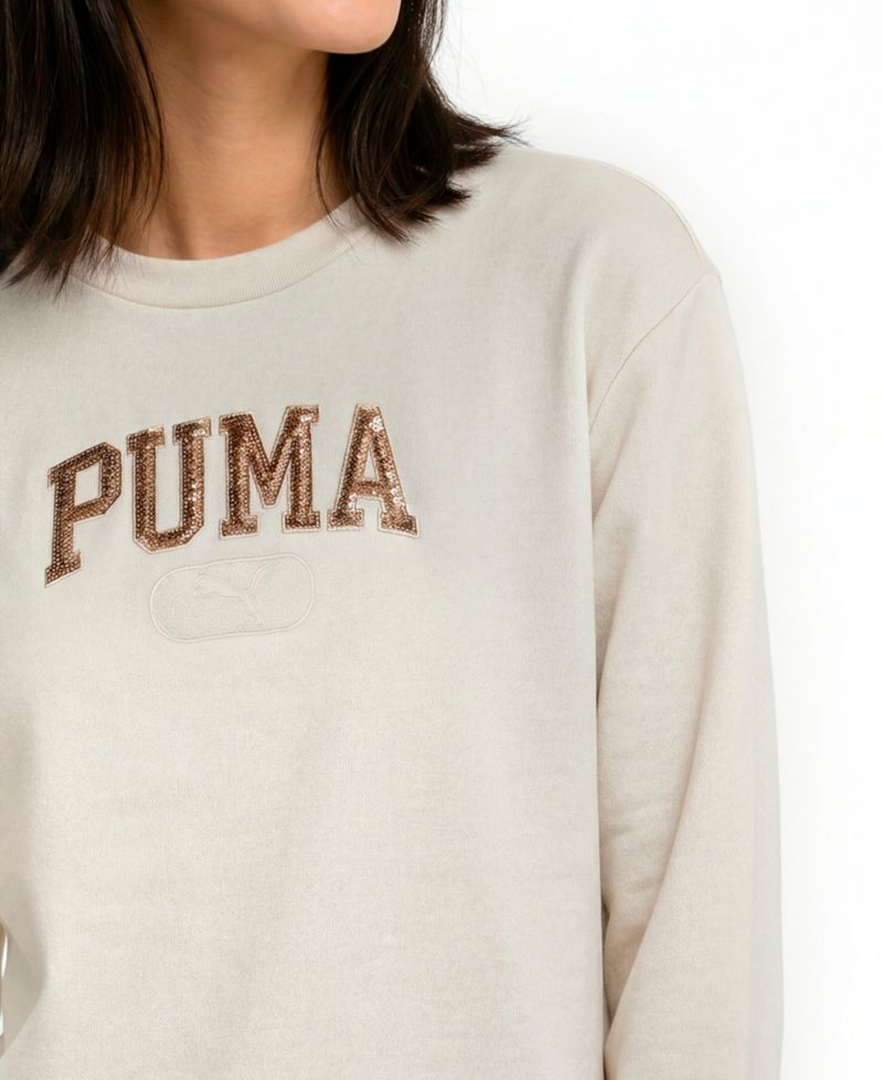 Women's Ess Elevated Sequin Pullover Sweatshirt