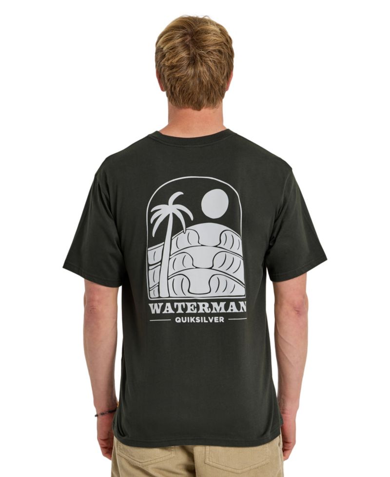 Quiksilver Men's Out The Back Crewneck T-Shirt
