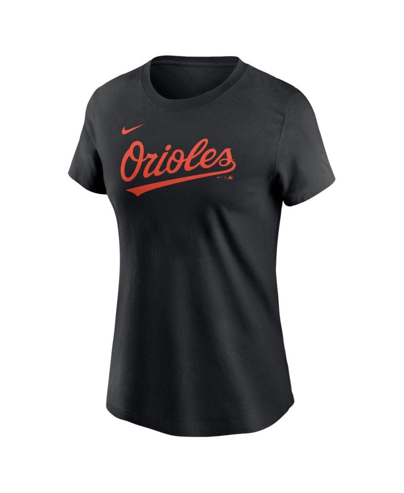 Women's Gunnar Henderson Black Baltimore Orioles Fuse Name & Number T-Shirt