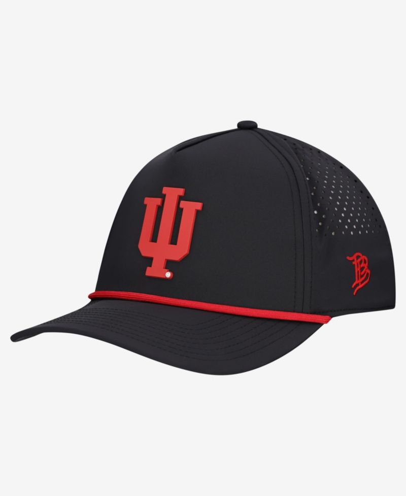 Men's Black Indiana Hoosiers Classic Adjustable Rope Hat