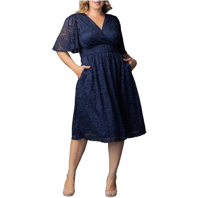 Plus Size Fable Lace Cocktail Dress