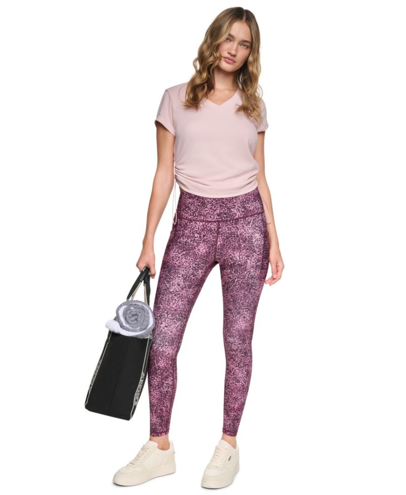 Women's High-Waist 7/8 Leggings with Floating Pockets