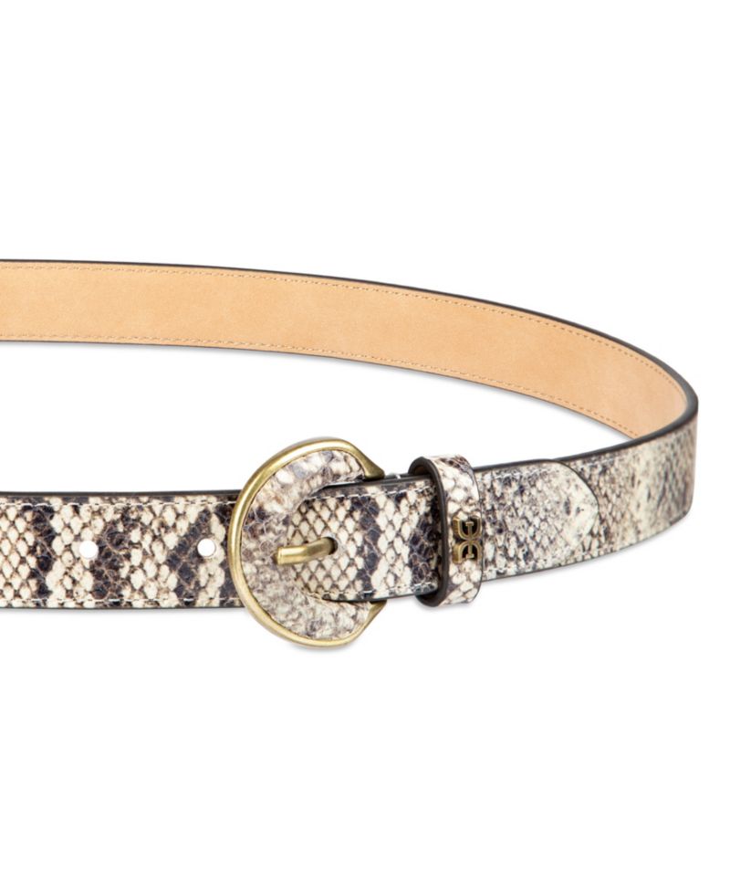 Women's Leather Harness Buckle Belt