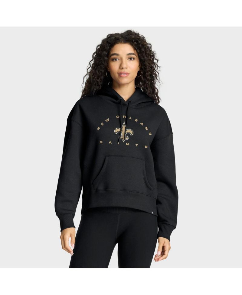 Women's Black New Orleans Saints Eligible Receiver Legacy Pullover Hoodie