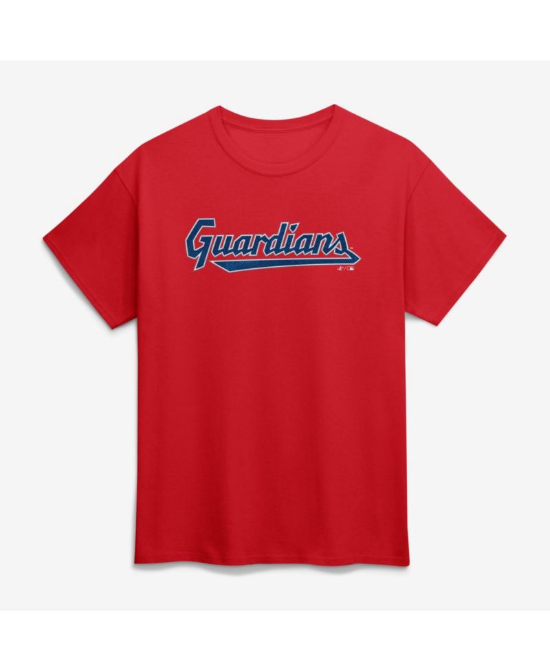 Men's Red Cleveland Guardians Wordmark T-Shirt
