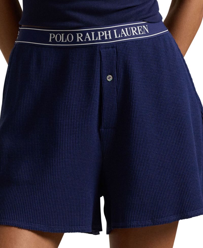 Women's Waffle Pull-On Boxer Shorts