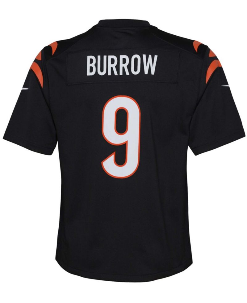 Big Boys and Girls Joe Burrow Cincinnati Bengals Game Jersey