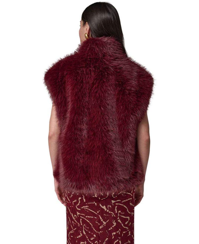 Women's Faux-Fur Sleeveless Vest