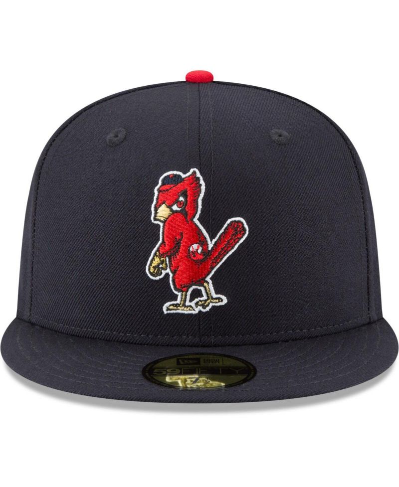 Men's Navy St. Louis Cardinals Cooperstown Collection Wool 59FIFTY Fitted Hat
