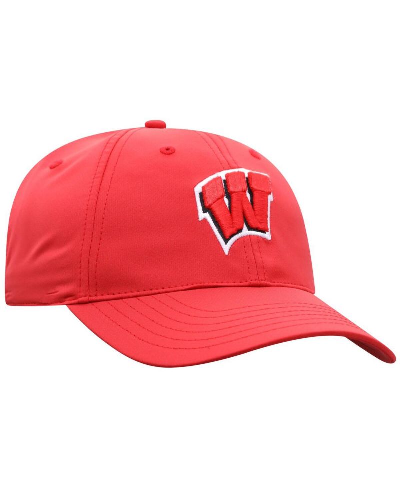 Men's Red Wisconsin Badgers Victory Trainer Adjustable Hat