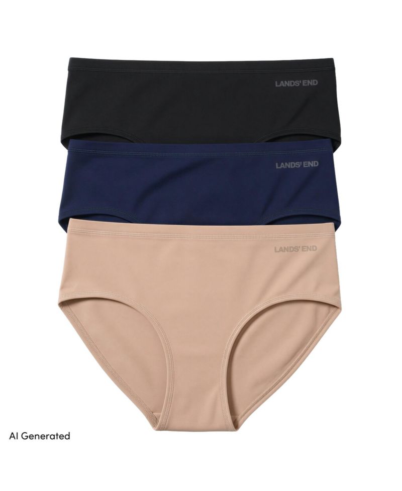 Women's Brief True Solutions Light Weight Microfiber Basics 3 Pack Panties