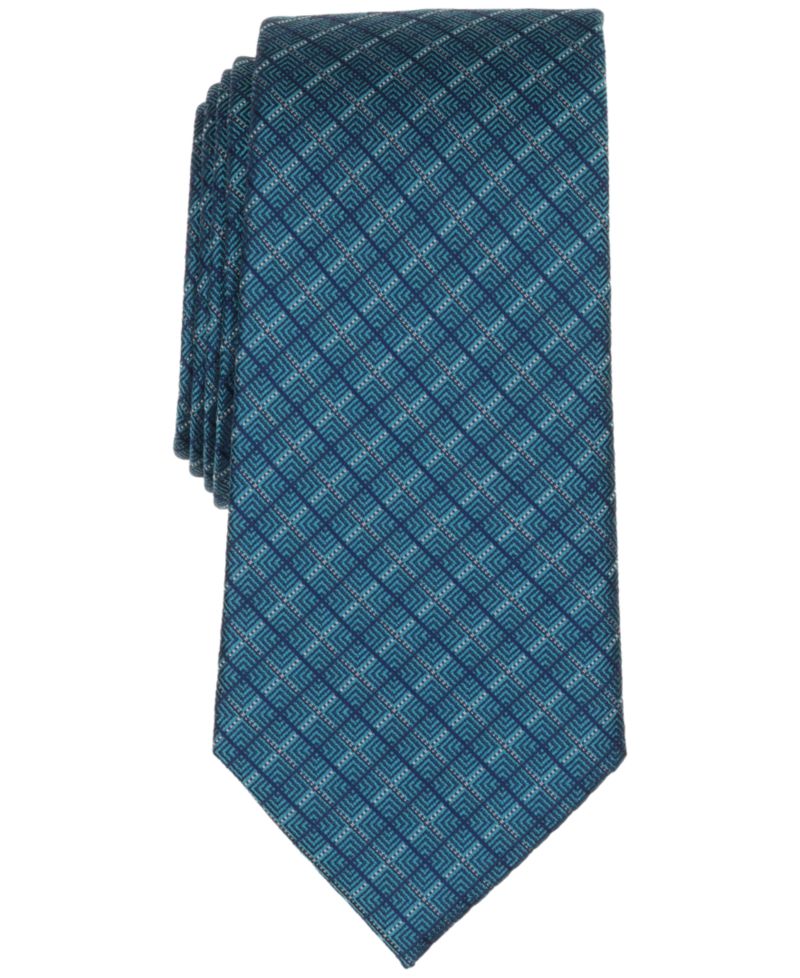 Men's Anglais Geometric Pattern Tie