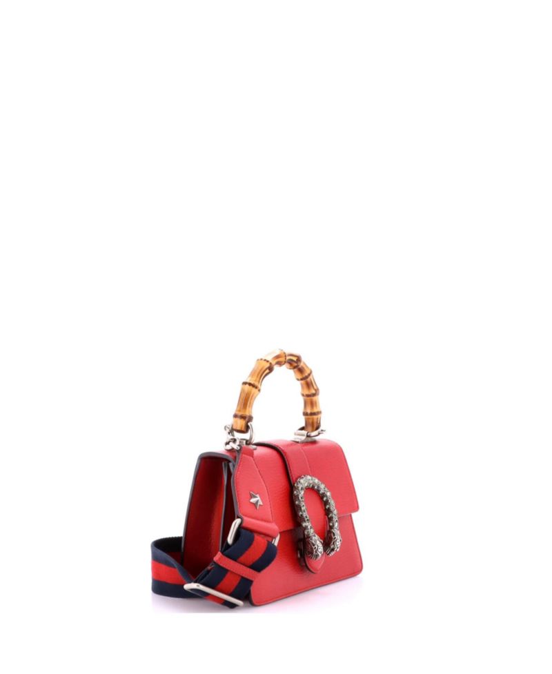 Mini Dionysus Bamboo Top Handle Bag Leather