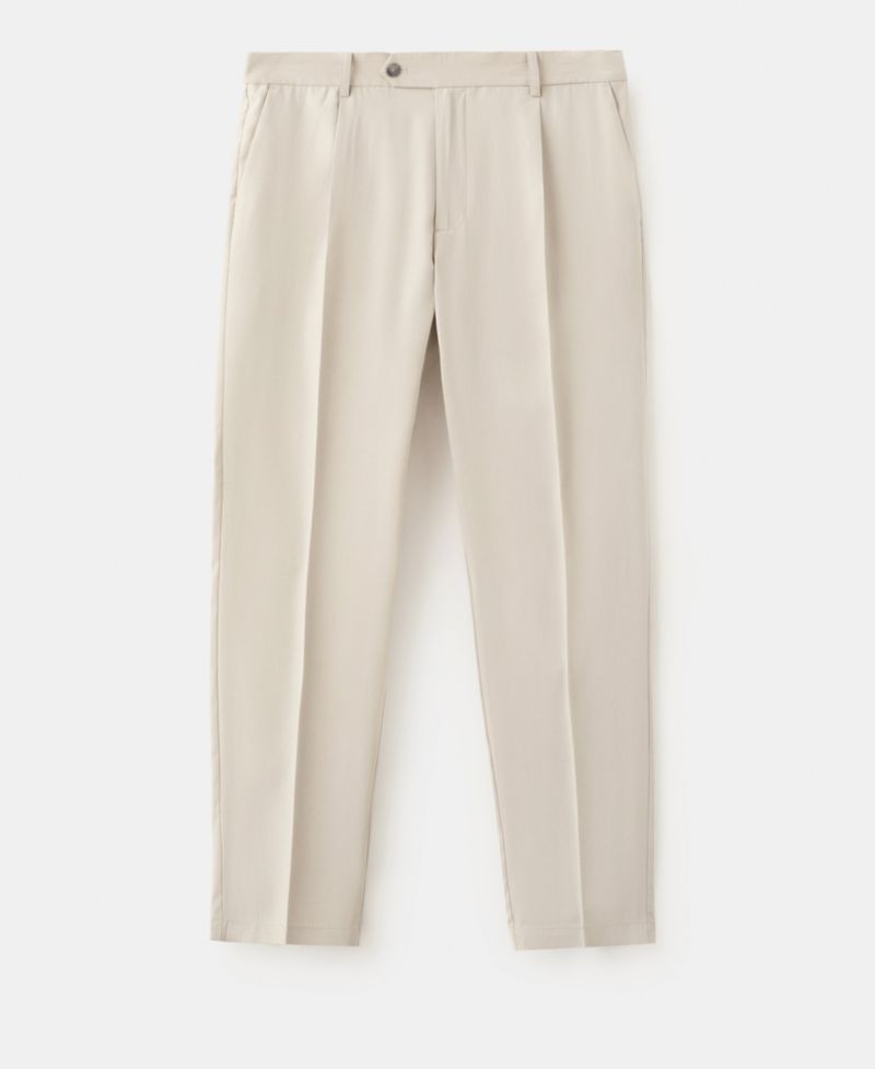 Men's Regular-Fit Pleated Pants