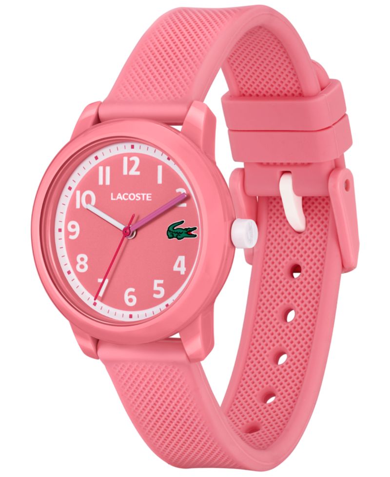 Kids L.12.12 Pink Silicone Strap Watch 32mm