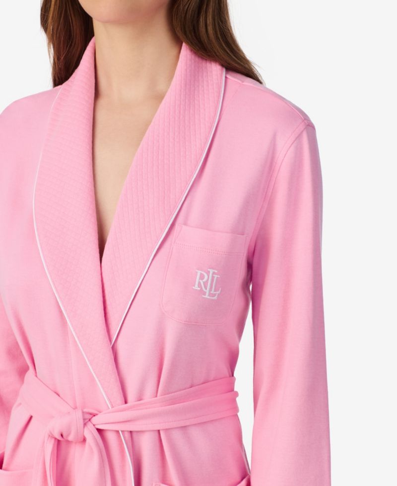 Women's Long-Sleeve Short Robes