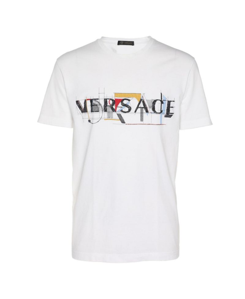 Women's Embroidered Logo Graphic Jersey T-Shirt