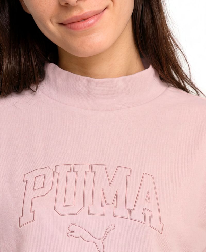 Women's Ess Relaxed Mock Neck Crew Sweatshirt