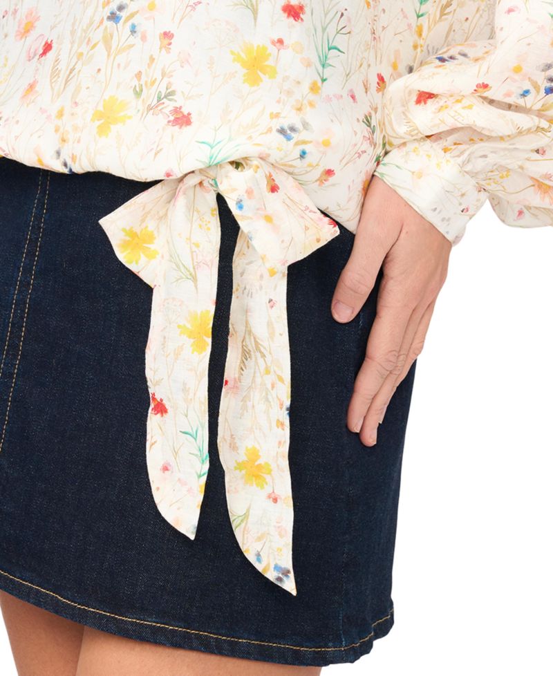 Women's Off-The-Shoulder Long-Sleeve Blouse