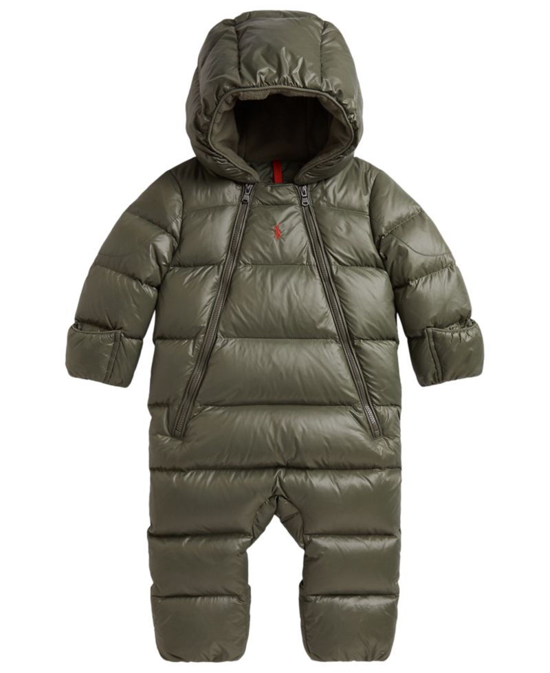 Baby Boys' Down Hooded Bunting Snowsuit