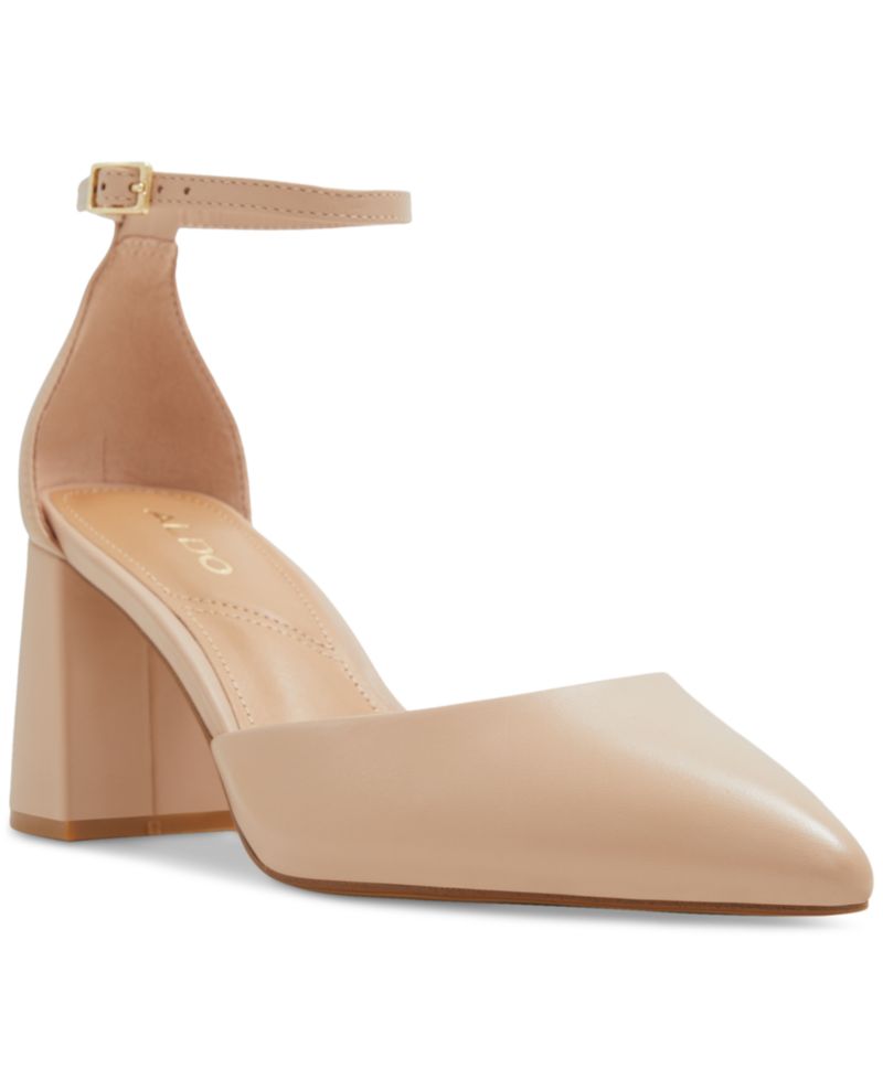 Women's Jan Pointed Toe Ankle-Strap Block-Heel Sandals