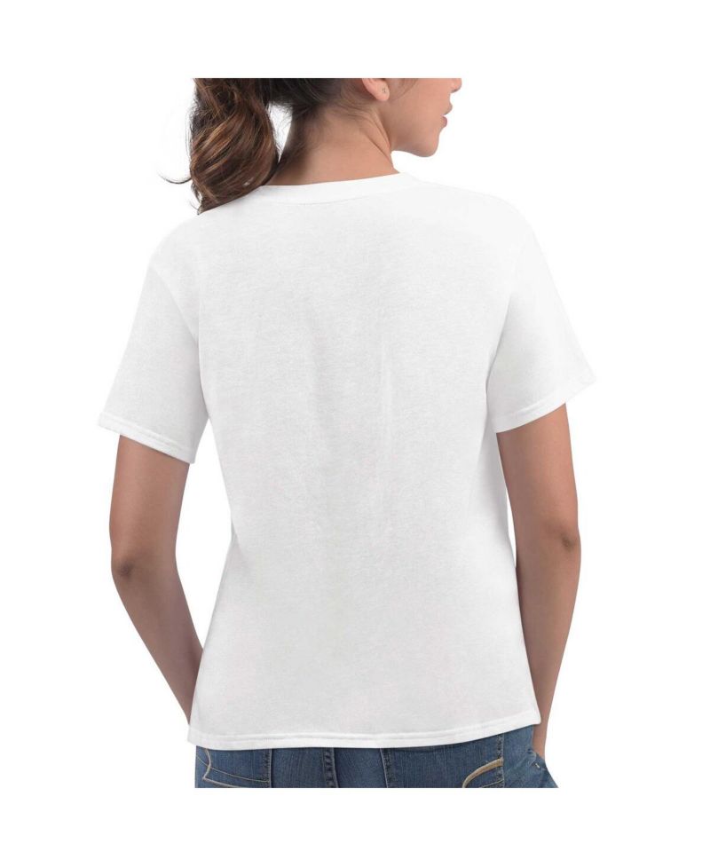 Women's White Tennessee Titans Play The Ball T-Shirt