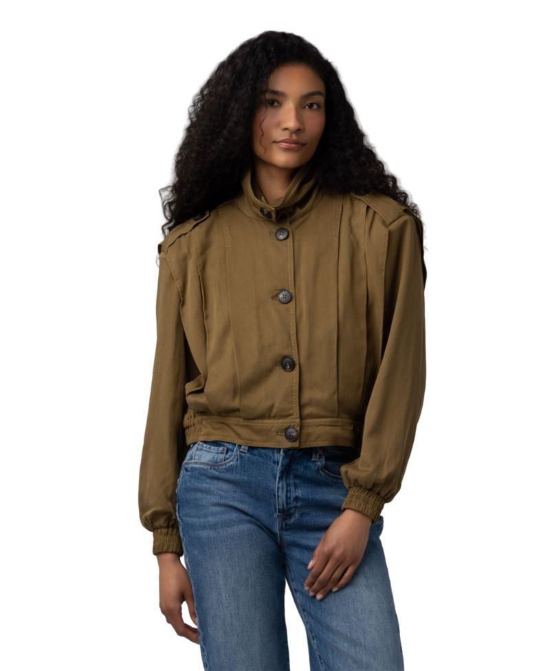 Women's Mock Collar Jacket