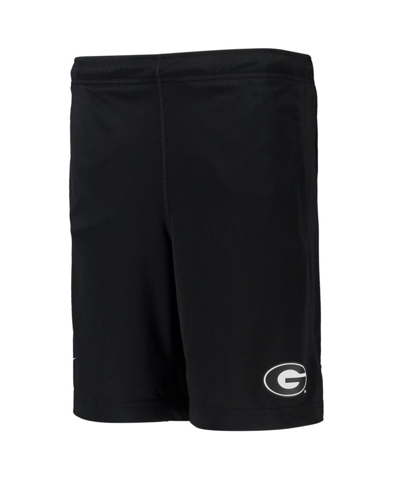 Big Boys and Girls Black Georgia Bulldogs Performance Fly Shorts