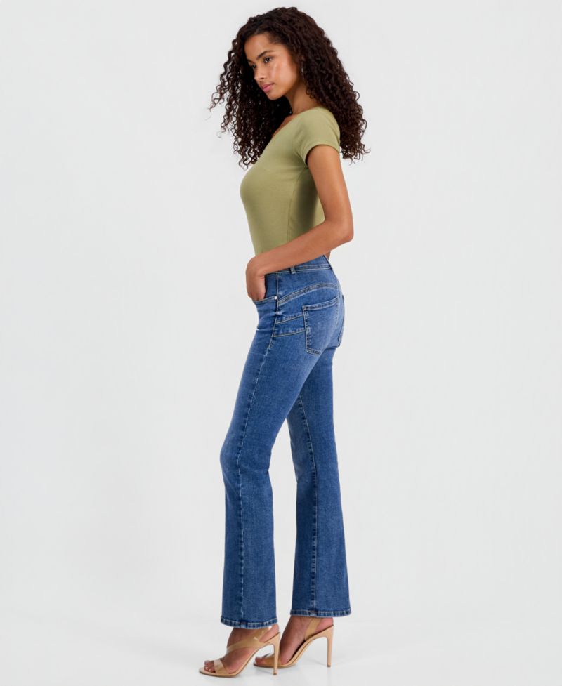Women's Shape Up Mid-Rise Bootcut Slim-Fit Jeans