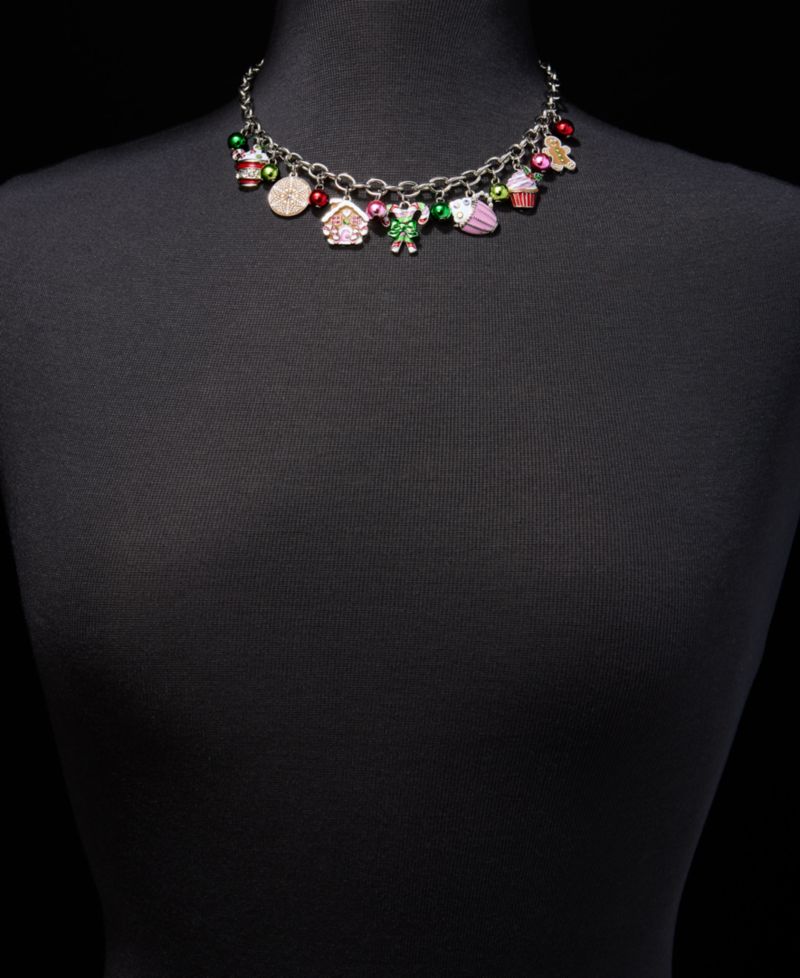 Treats Statement Charm Necklace, 16" + 3" extender