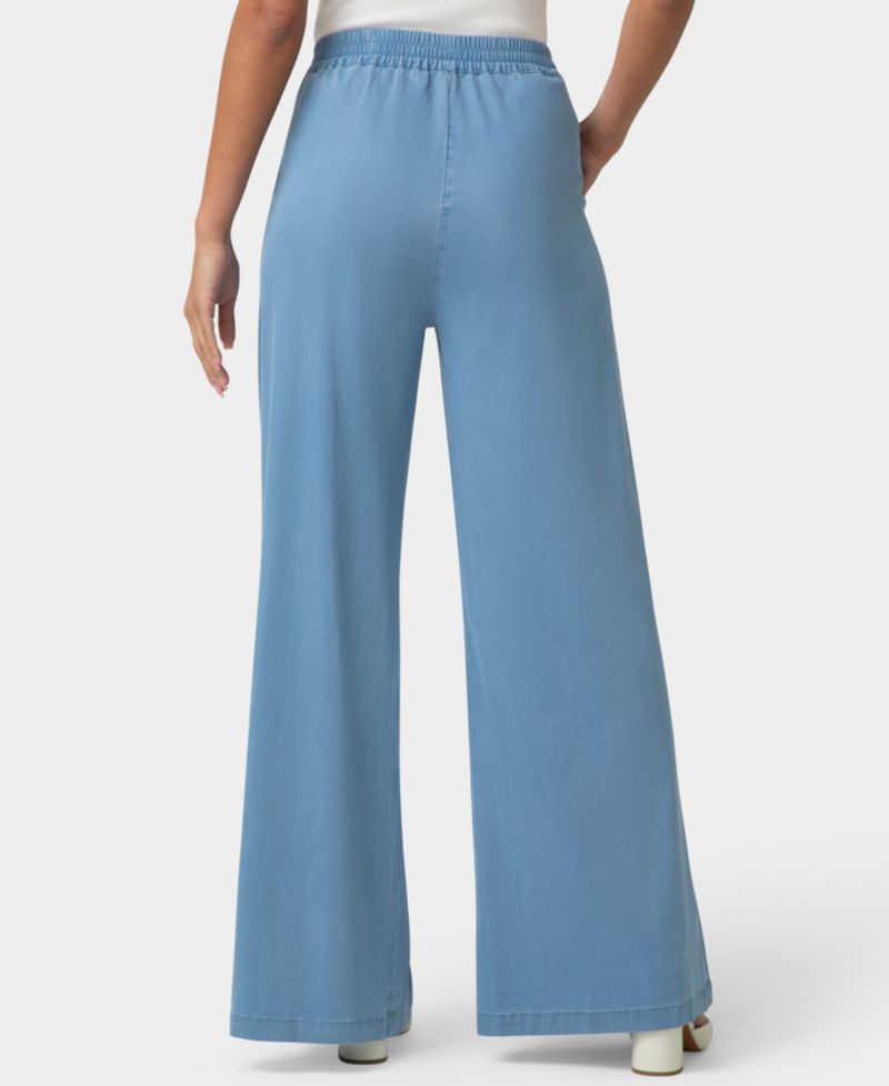 Women's Fluid Denim Palazzo Pant
