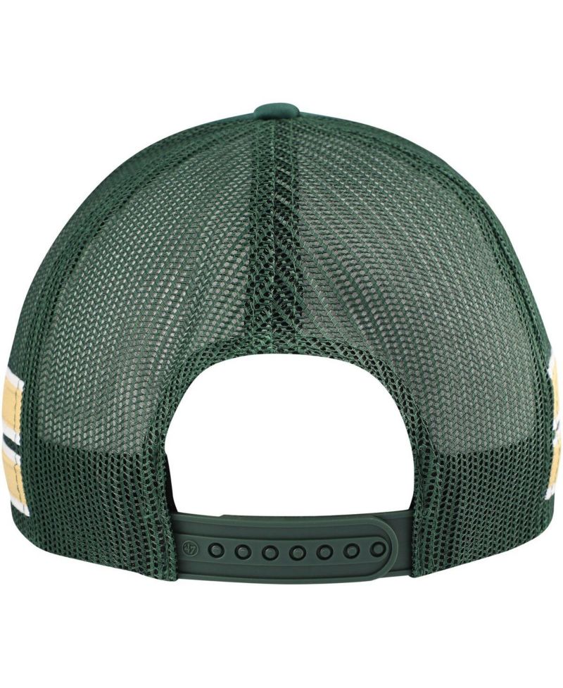 Men's Hunter Green Milwaukee Bucks Sidebrand Stripes Trucker Adjustable Hat