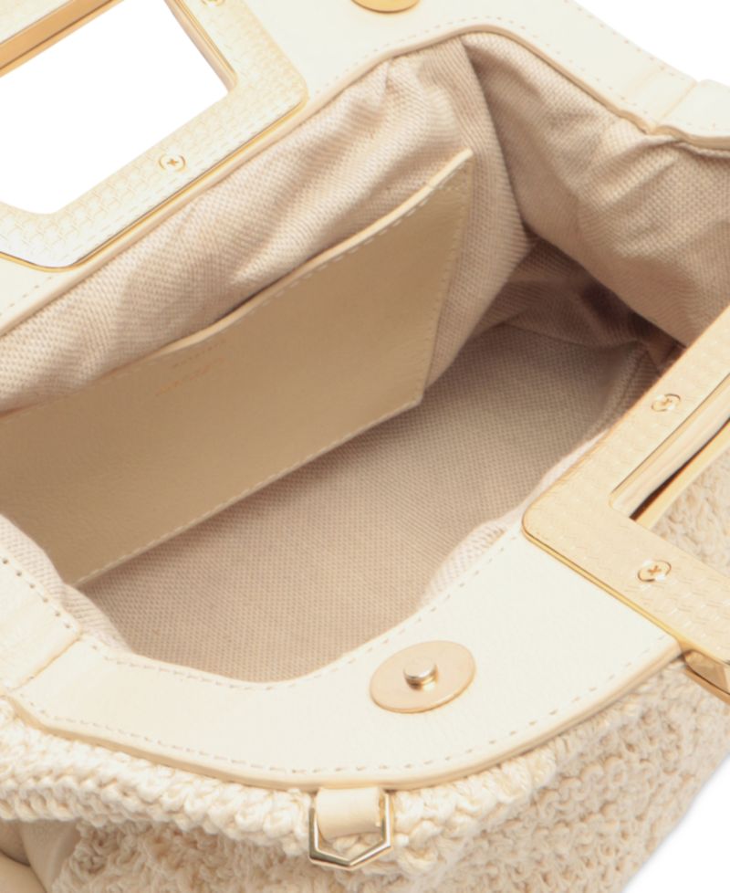Amelia Medium Embroidery Snap Button Crossbody Handbag