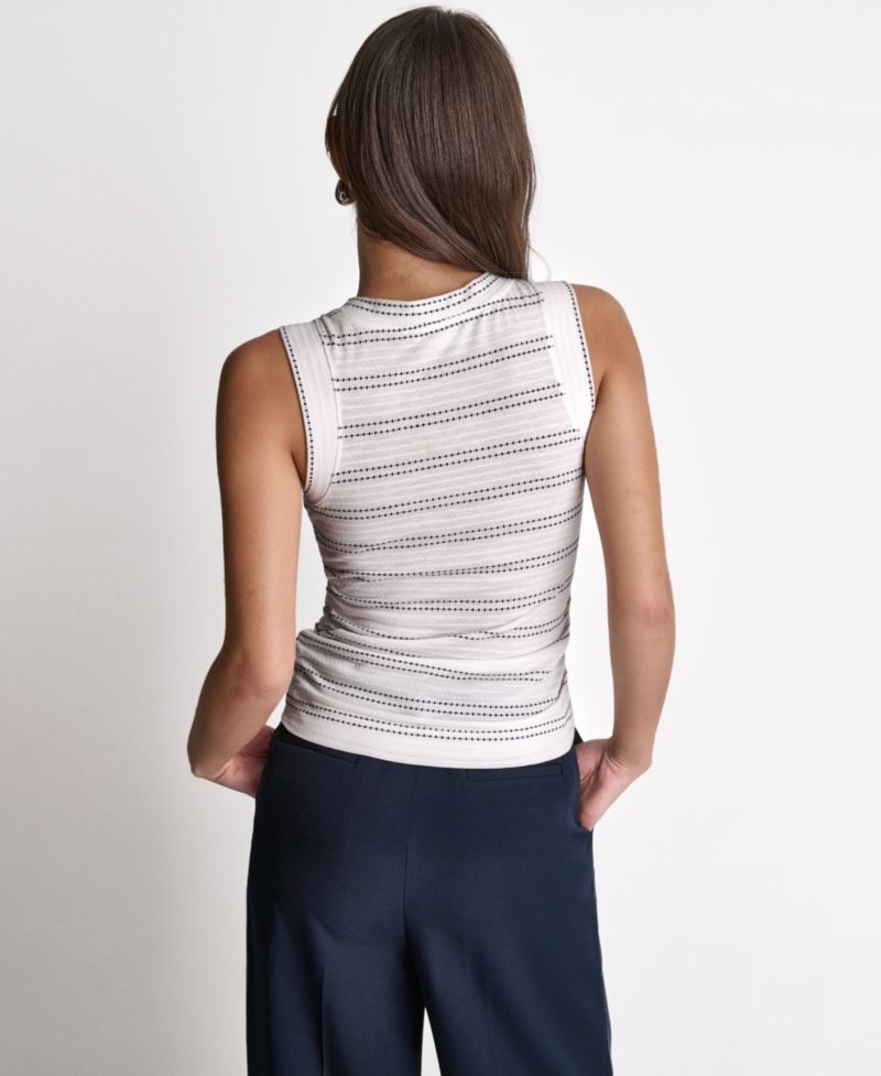Women's Crewneck Sleeveless Knit Top