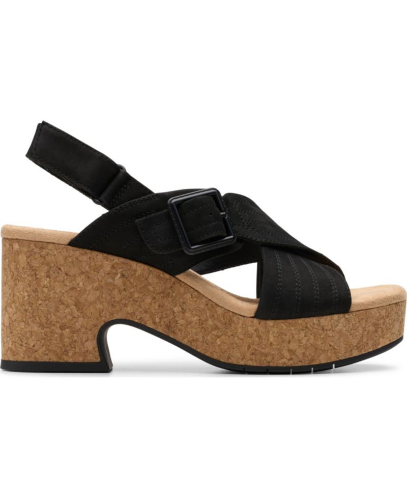 Collection Nerisa West Buckle Wedge Sandals